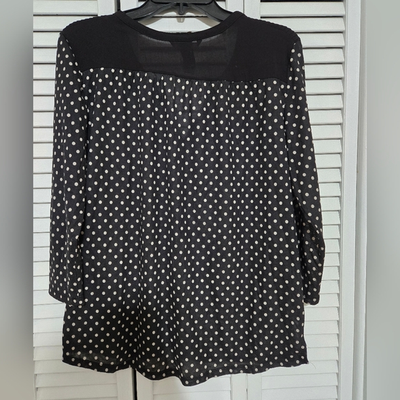 H&M Women's M Polka Dot Blouse - Picture 6 of 12
